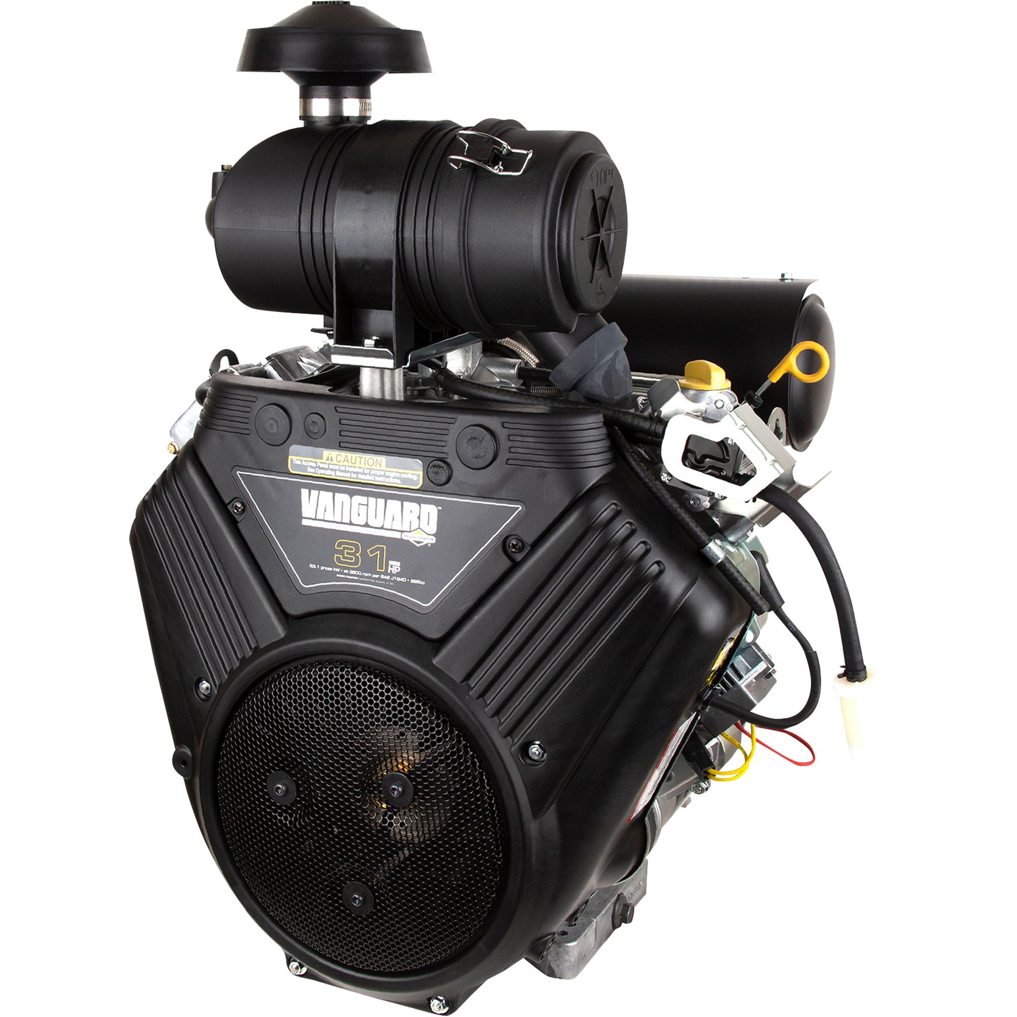 Briggs & Stratton Big Block V-Twin Vanguard Engine with Electric Start — 896cc, 31 HP, 1 1/8in. x 4in. Shaft, Model# 543477-3313-J1